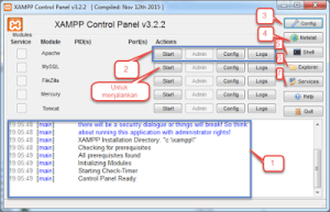 CARA MENJALANKAN XAMPP DI WINDOWS