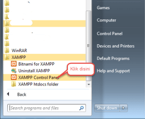 CARA MENJALANKAN XAMPP DI WINDOWS
